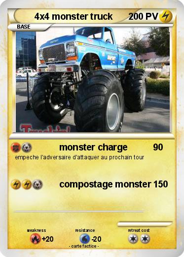 Pokemon 4x4 monster truck