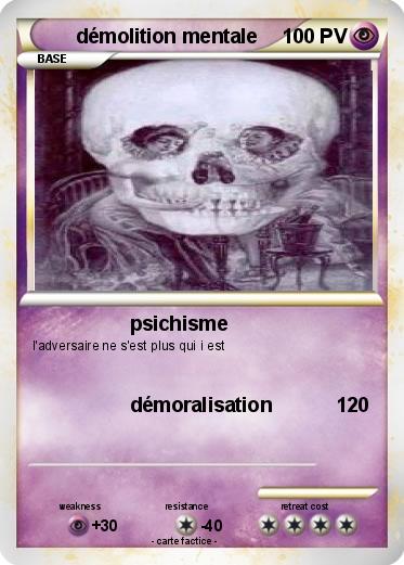 Pokemon démolition mentale