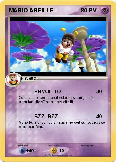 Pokemon MARIO ABEILLE