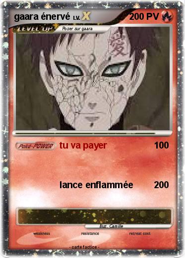 Pokemon gaara énervé