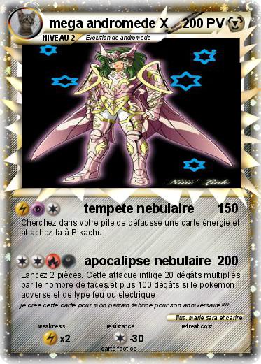 Pokemon mega andromede X