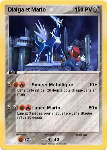 Pokemon Dialga et Mario