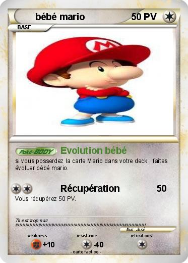 Pokemon bébé mario