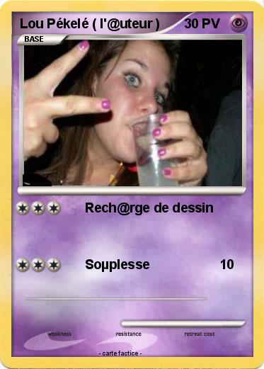 Pokemon Lou Pékelé ( l'@uteur )