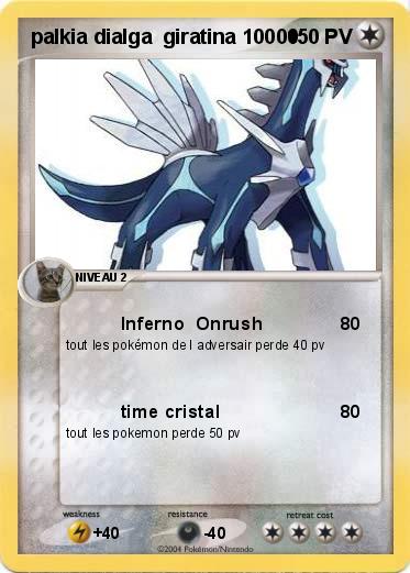 Pokemon palkia dialga  giratina 10000