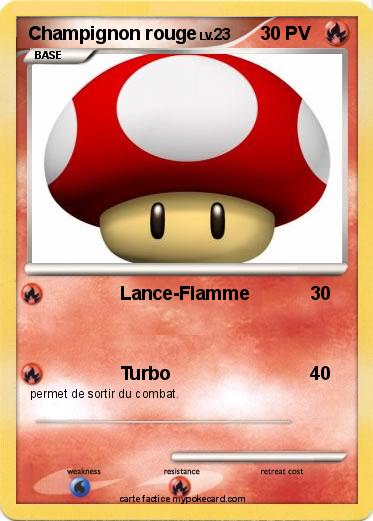 Pokemon Champignon rouge