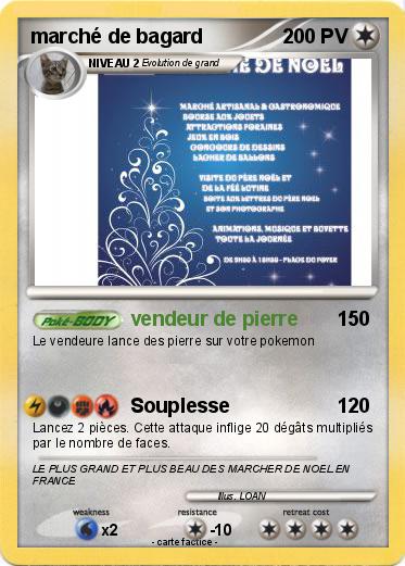 Pokemon marché de bagard