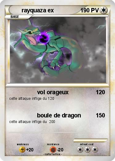 Pokemon rayquaza ex