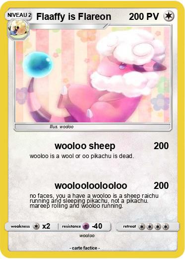 Pokemon Flaaffy is Flareon