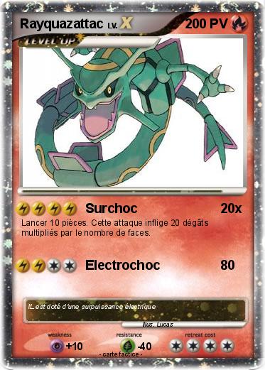 Pokemon Rayquazattac