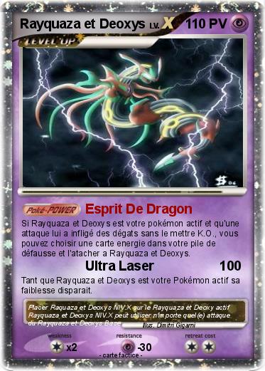 Pokemon Rayquaza et Deoxys