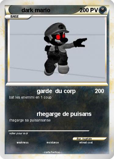 Pokemon dark mario
