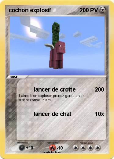 Pokemon cochon explosif