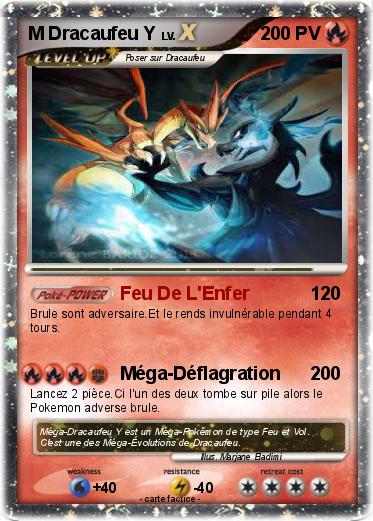 Pokemon M Dracaufeu Y