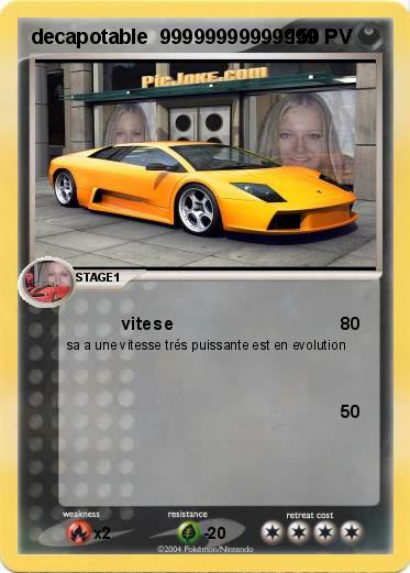 Pokemon decapotable  99999999999999