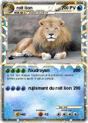 Pokemon roit lion