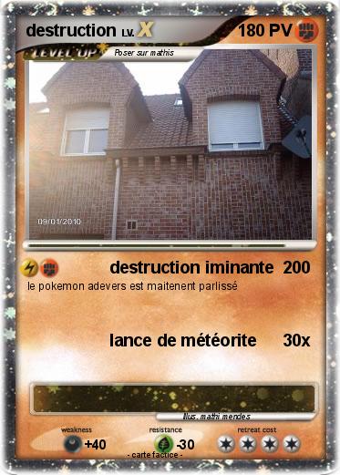 Pokemon destruction