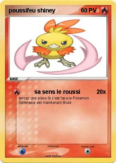 Pokemon poussifeu shiney