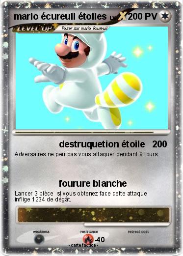 Pokemon mario écureuil étoiles
