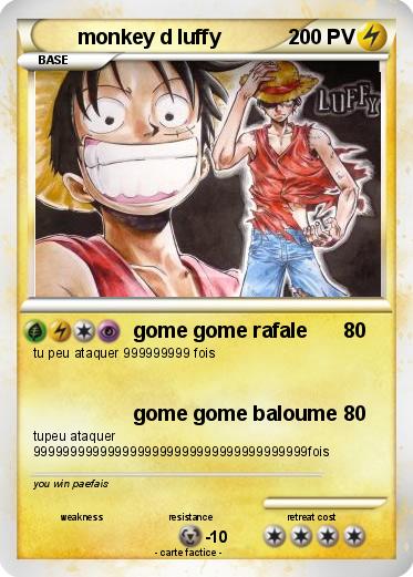 Pokemon monkey d luffy