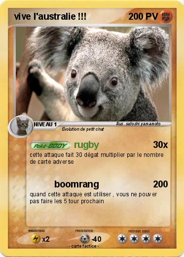 Pokemon vive l'australie !!!