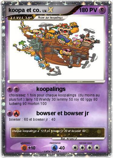 Pokemon koopa et co.