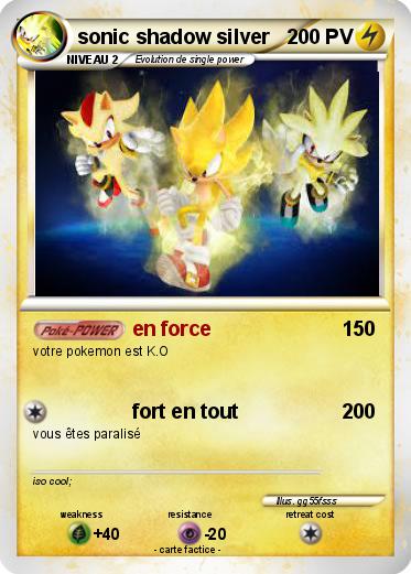 Pokemon sonic shadow silver