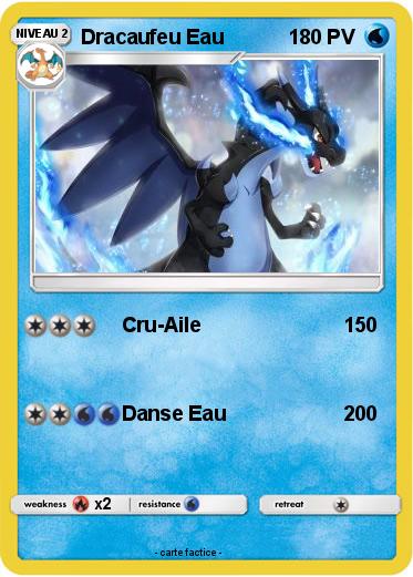 Pokemon Dracaufeu Eau