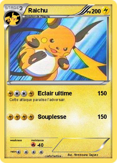 Pokemon Raichu