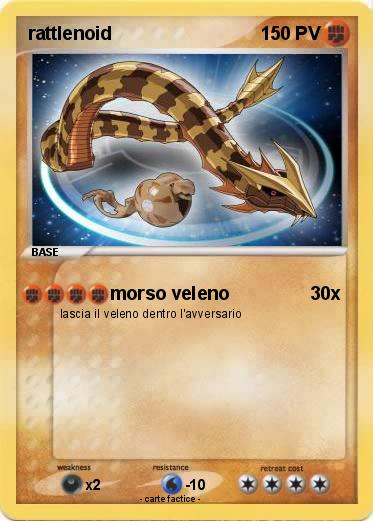 Pokemon rattlenoid