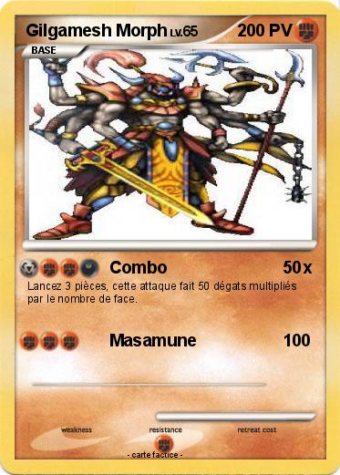 Pokemon Gilgamesh Morph