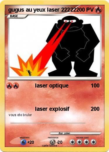 Pokemon gugus au yeux laser 22222