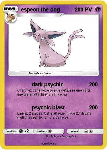 Pokemon espeon the dog