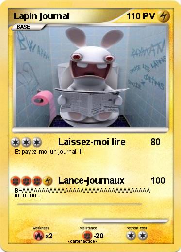 Pokemon Lapin journal