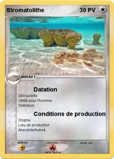 Pokemon Stromatolithe