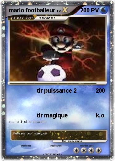 Pokemon mario footballeur