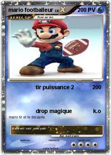 Pokemon mario footballeur