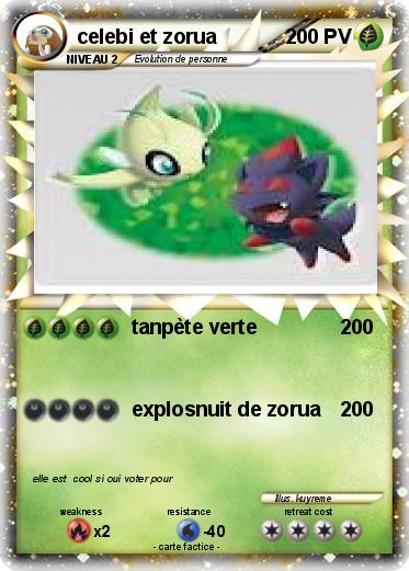Pokemon celebi et zorua