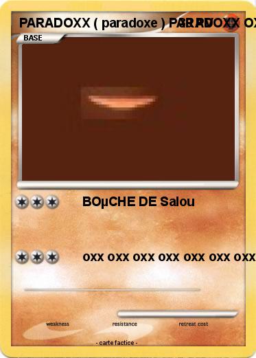 Pokemon PARADOXX ( paradoxe ) PARADOXX OXX OXX OXX OXX OXX OXX OXX OXX OXX OXX