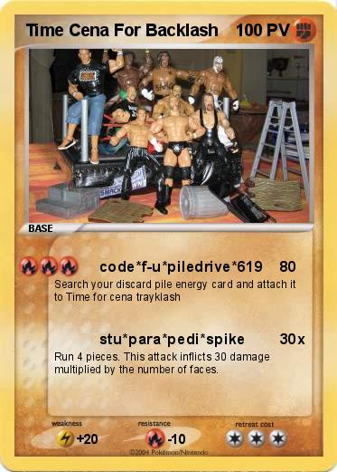 Pokemon Time Cena For Backlash