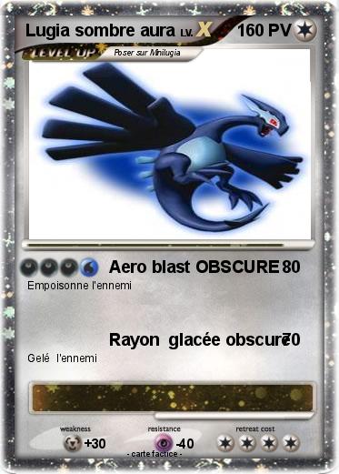 Pokemon Lugia sombre aura