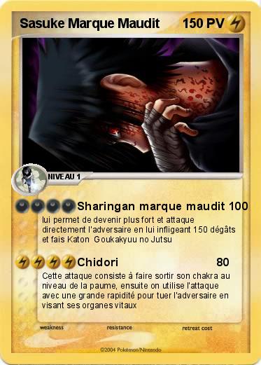 Pokemon Sasuke Marque Maudit