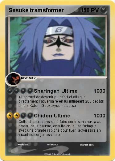Pokemon Sasuke tramsformer