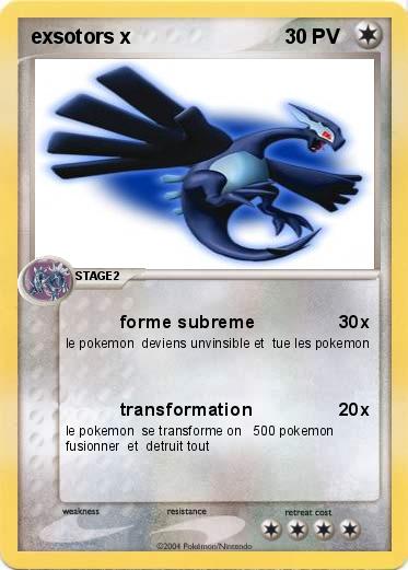 Pokemon exsotors x