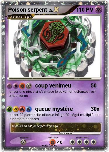Pokemon Poison serpent