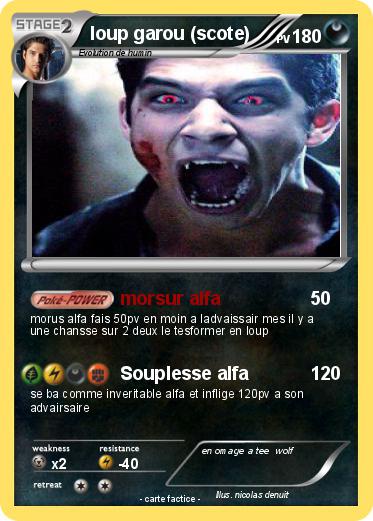 Pokemon loup garou (scote)