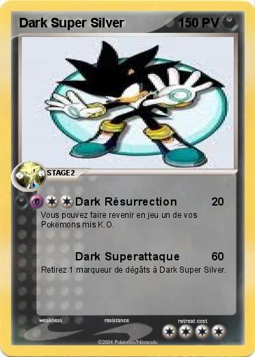 Pokemon Dark Super Silver