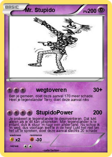 Pokemon Mr. Stupido