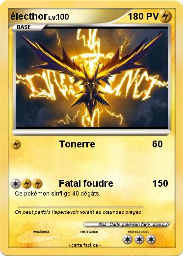 Pokemon électhor