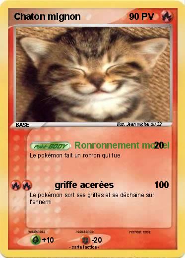 Pokemon Chaton mignon